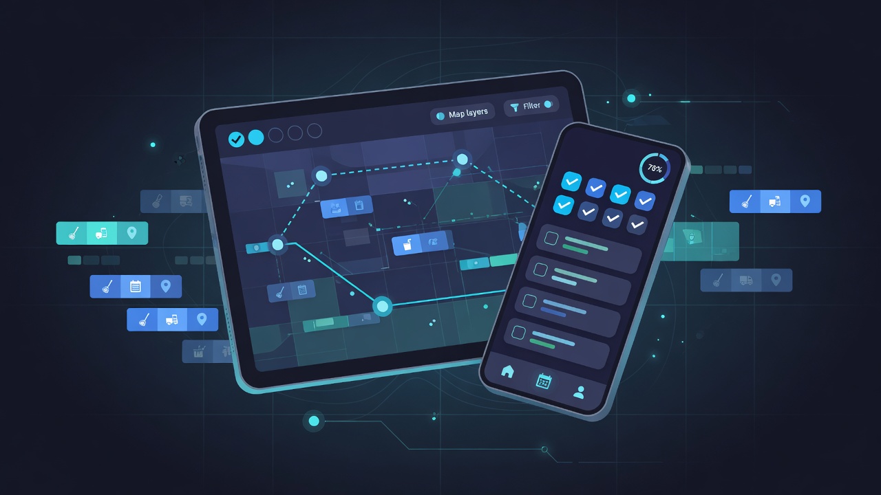 Illustration for Timesheet & job recording app for contractors